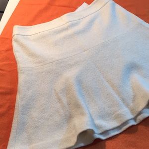 Ann Taylor wool/rayon skirt, white, size 10, NWT